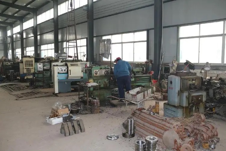 小型炒板栗機車間展示八